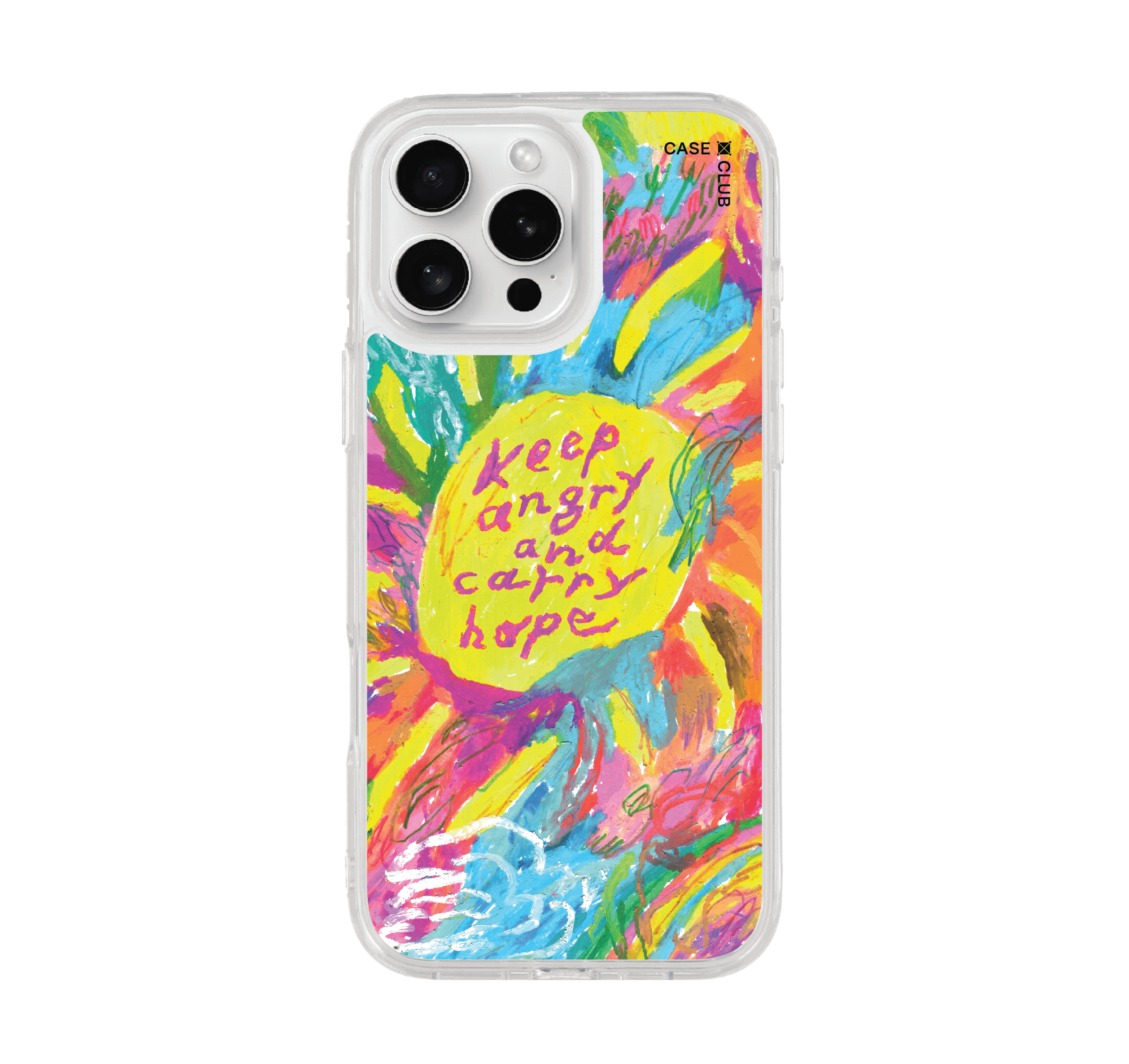 iPhone 16 Pro Max Clear Case Sun Signature by Juli Baker